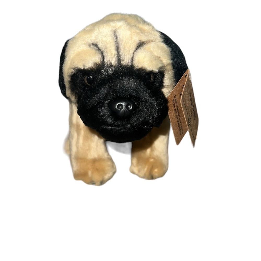 ✅Demdaco and AnimalCraft Plush Animal "Top Dog Pug" Size S/M New! - Picture 4 of 6